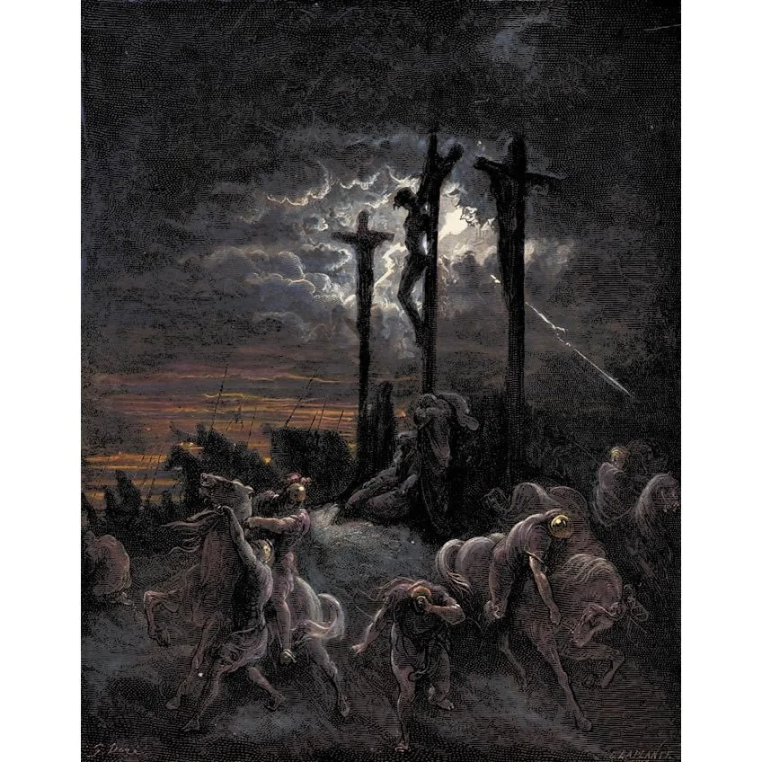 Close of Crucifixion” Original Watercolor Painting — Paradise